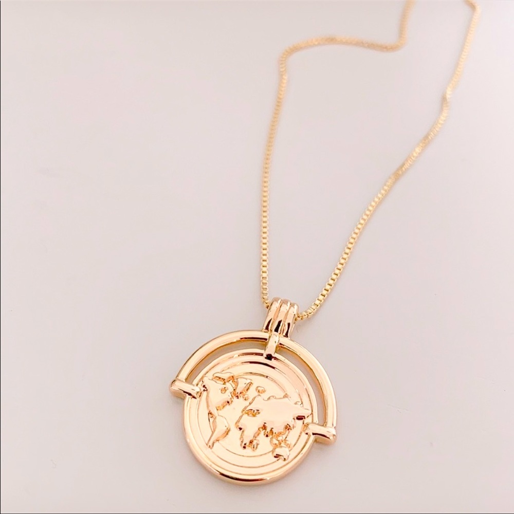 World Traveler Necklace | 14k Gold Filled